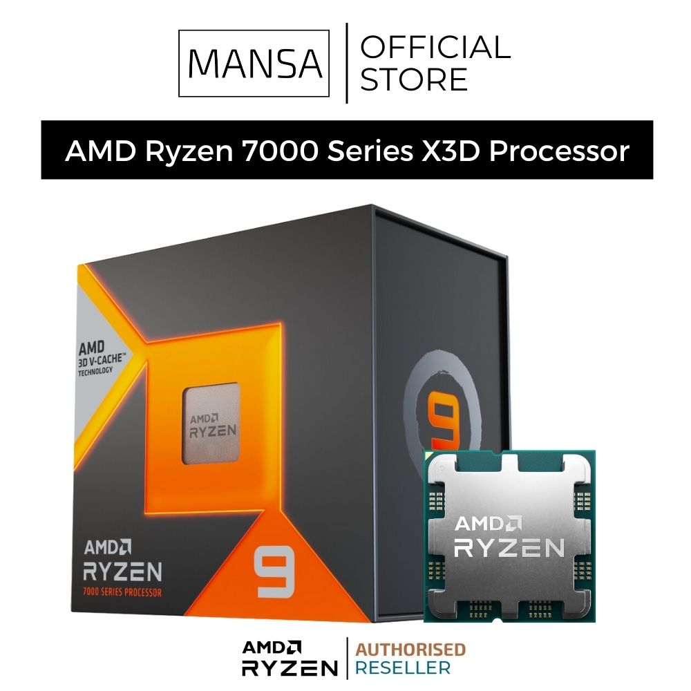 Amd Ryzen 7 9800X3D Gaming Cpu - 8 Core 16 Threads, 96Mb Cache