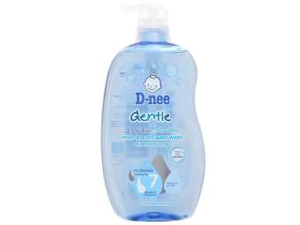 Sữa Tắm Gội Toàn Thân Cho Bé Dnee 800ml(màu xanh dương) Thái Lan