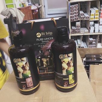 Dầu Gội Xả Gừng Bibop Collagen Nhật Bản