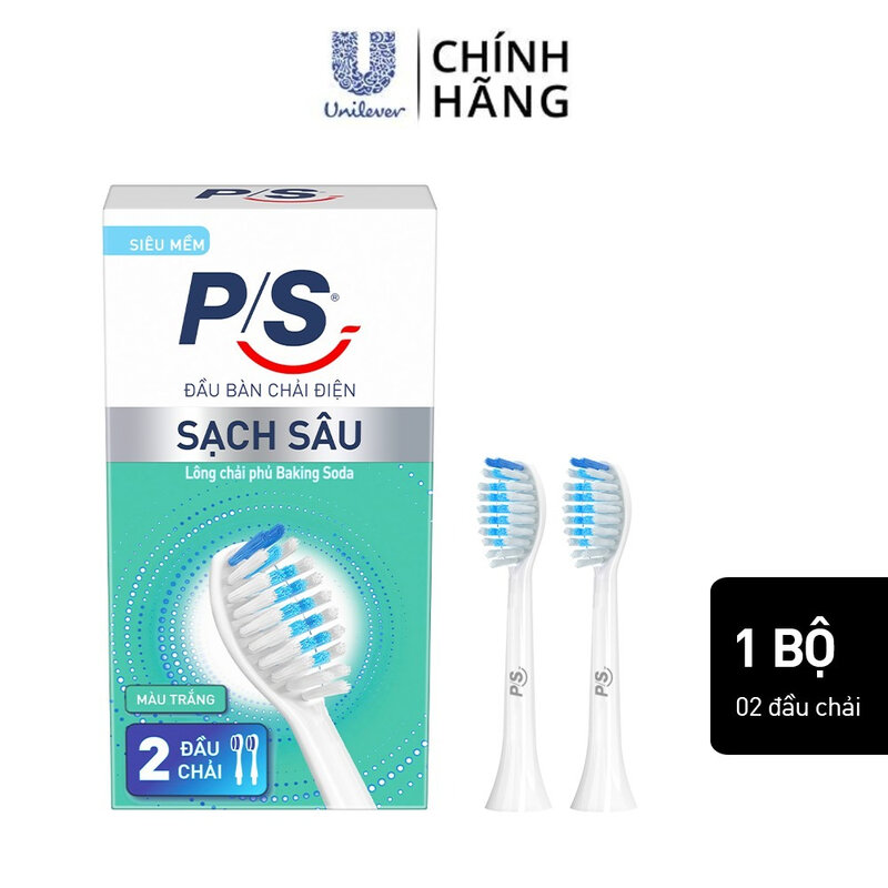 [HCM GIAO 2H]Bộ 2 đầu bàn chải điện P/S S100 Pro