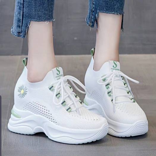 GIÀY ĐỘN ĐẾ NỮ CỔ CHUN 7 PHÂN TĂNG CHIỀU CAO - GIÀY ULZZANG NỮ HÀN QUỐC