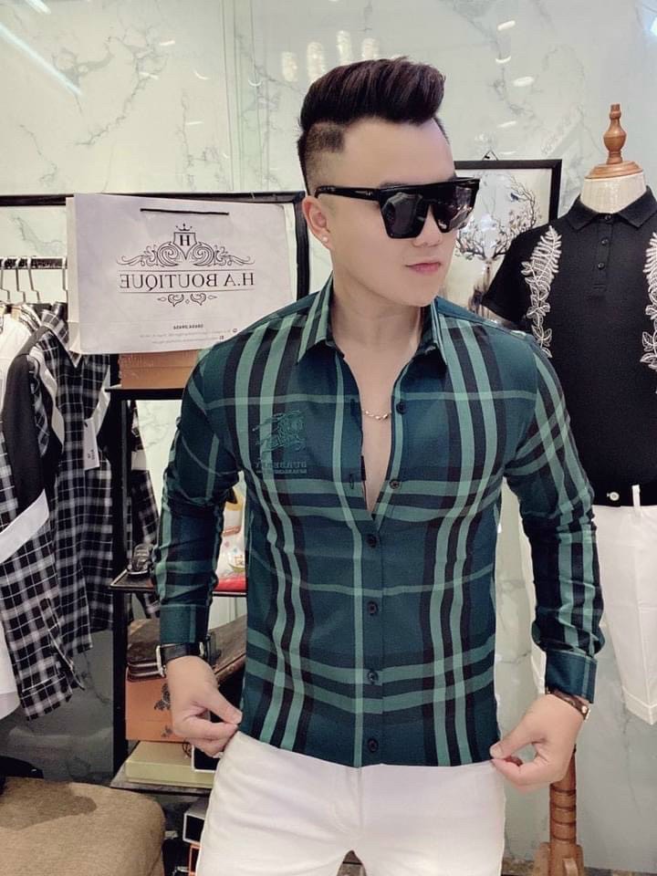 Áo sơ mi nam caro bbr tay dài mẫu mới siêu hot XM4X