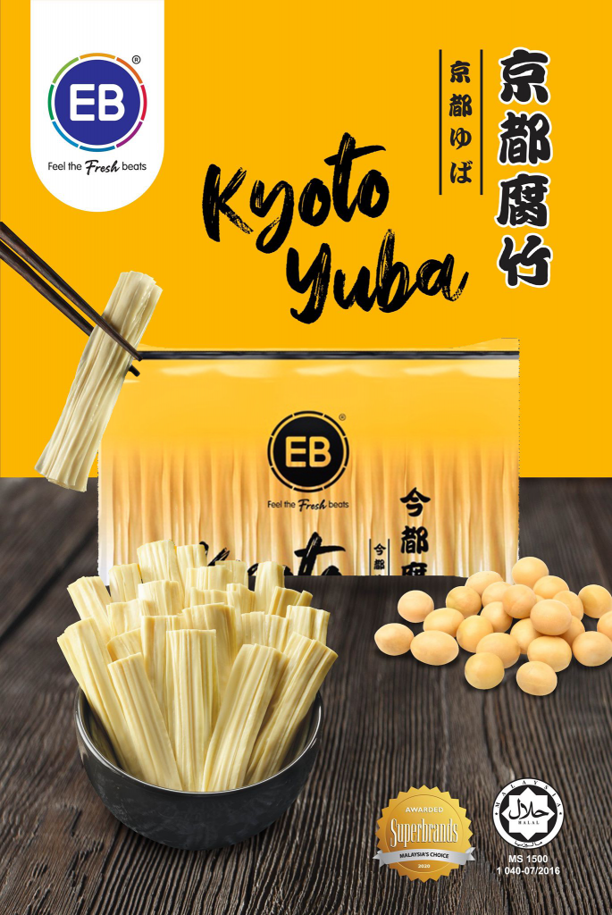 Phù Trúc Tươi Kyoto Yuba Thuần Chay EB Malaysia 500g