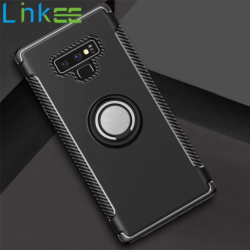 Ốp Điện Thoại Cho Samsung Galaxy Note 9, Ốp Silicon Nam Châm Sang Trọng Vỏ Ốp Cứng Nhẫn Kim Loại