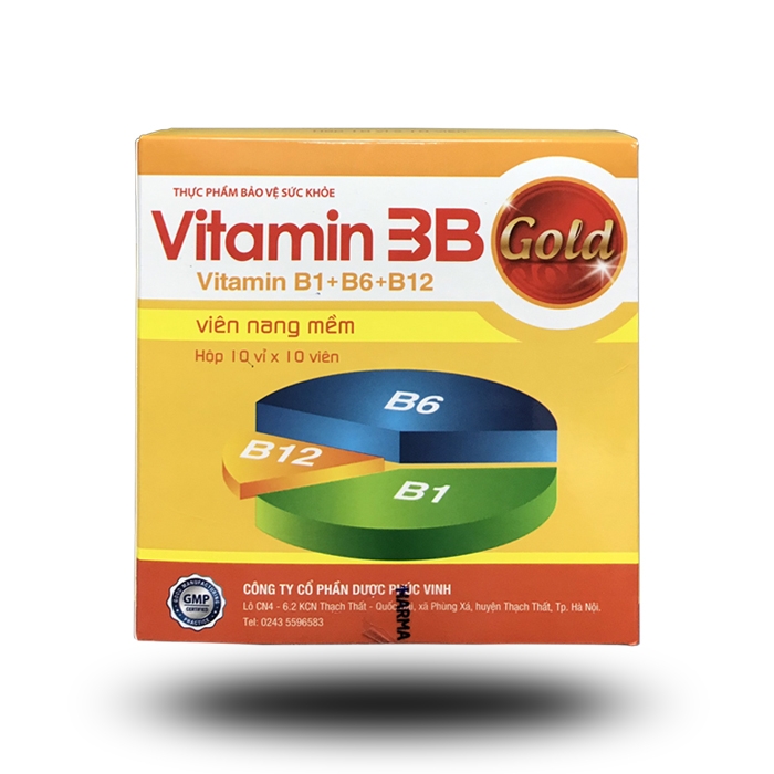 Vitamin 3b hộp 100 viên nang mềm - pv