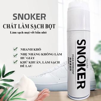 CHAI XỊT VỆ SINH GIÀY DÉP DẠNG BỌT KÈM NẮP BÀN CHẢI – THƯƠNG HIỆU SNEAKER TNT 👟 - CHAI XỊT VỆ SINH GIÀY DÉP THÔNG MINH, TẠO BỌT SIÊU SẠCH, KHÔNG CẦN DÙNG NƯỚC