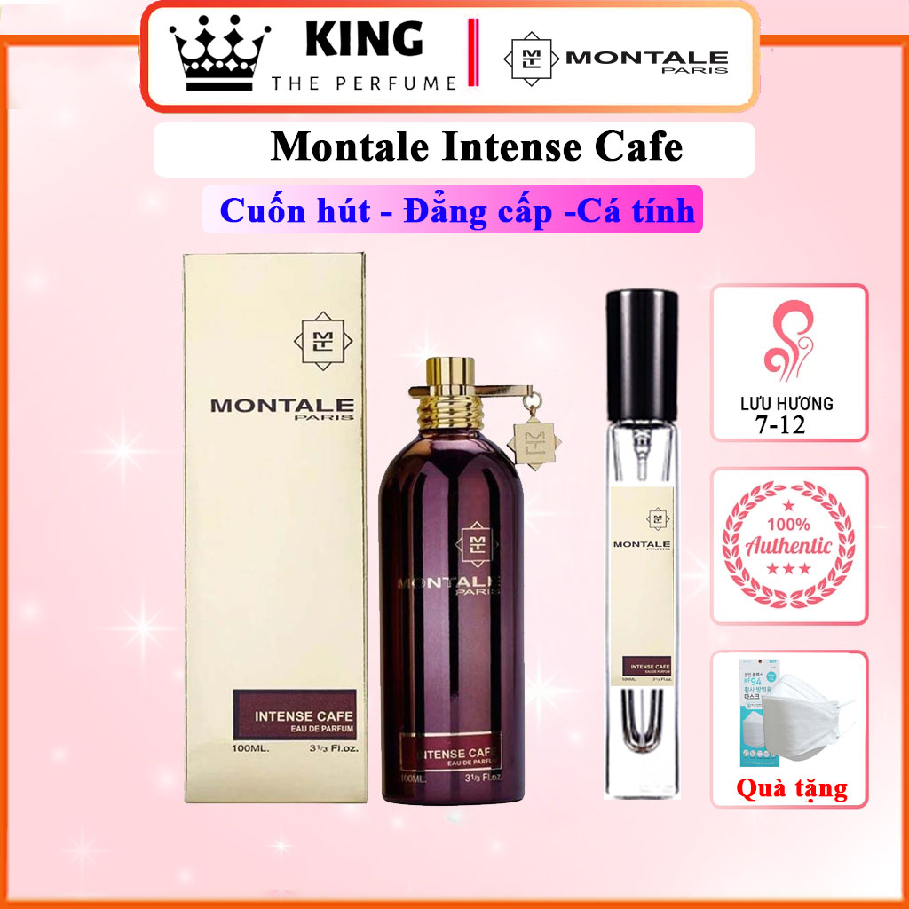 Nước hoa 𝐌𝐨𝐧𝐭𝐚𝐥𝐞 𝐧𝐭𝐞𝐧𝐬𝐞 𝐂𝐚𝐟𝐞 - phong cách sang trọng, quyến rũ, kiêu kỳ, mùi hương cafe thơm ngát chai chiết 5-10-20ml