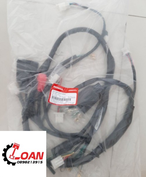 Dây điện sườn xe super dream zin chính hãng honda_shop phụ tùng motor