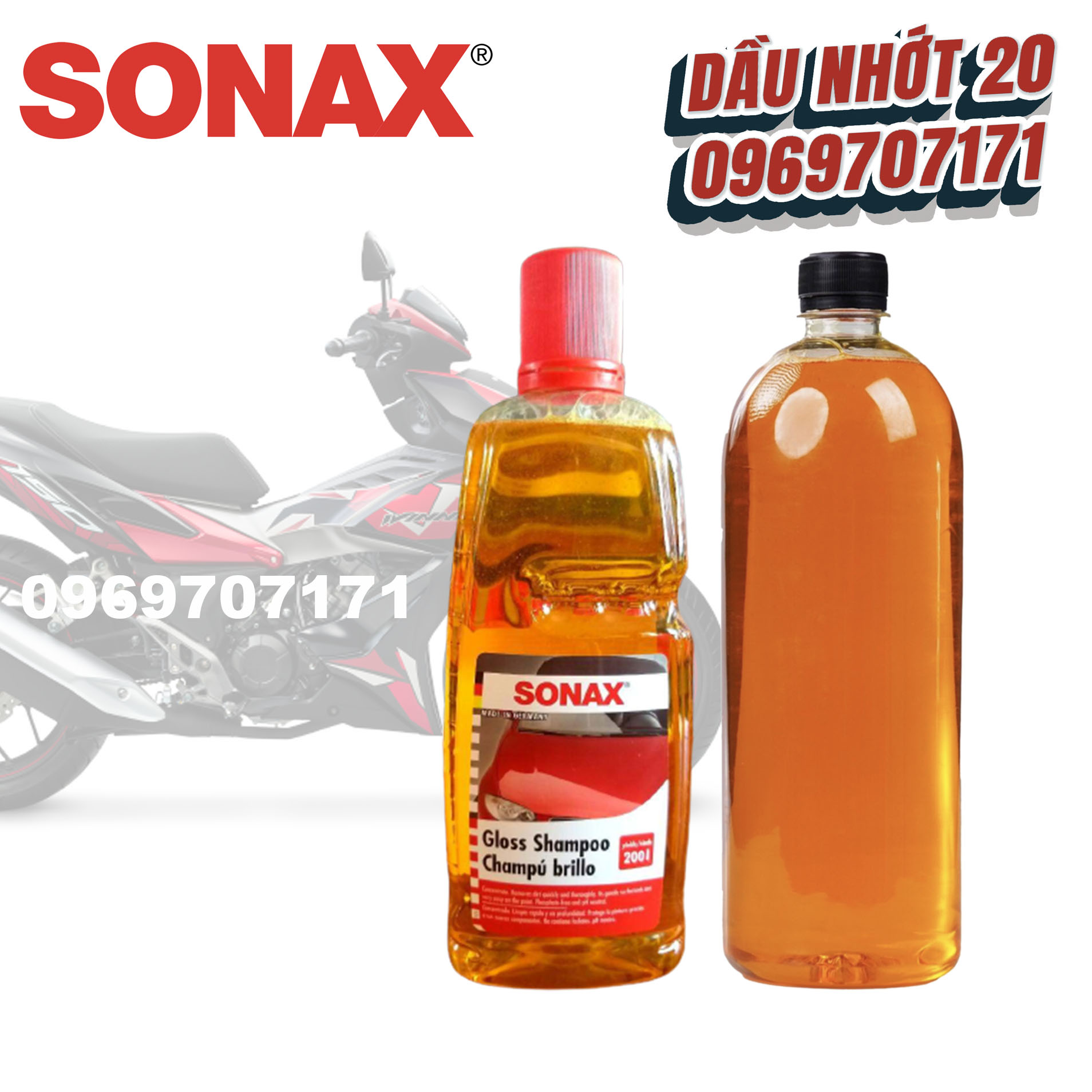 Sonax - Nước rửa xe SONAX GLOSS SHAMPOO- Chiết lẻ từ can 25L