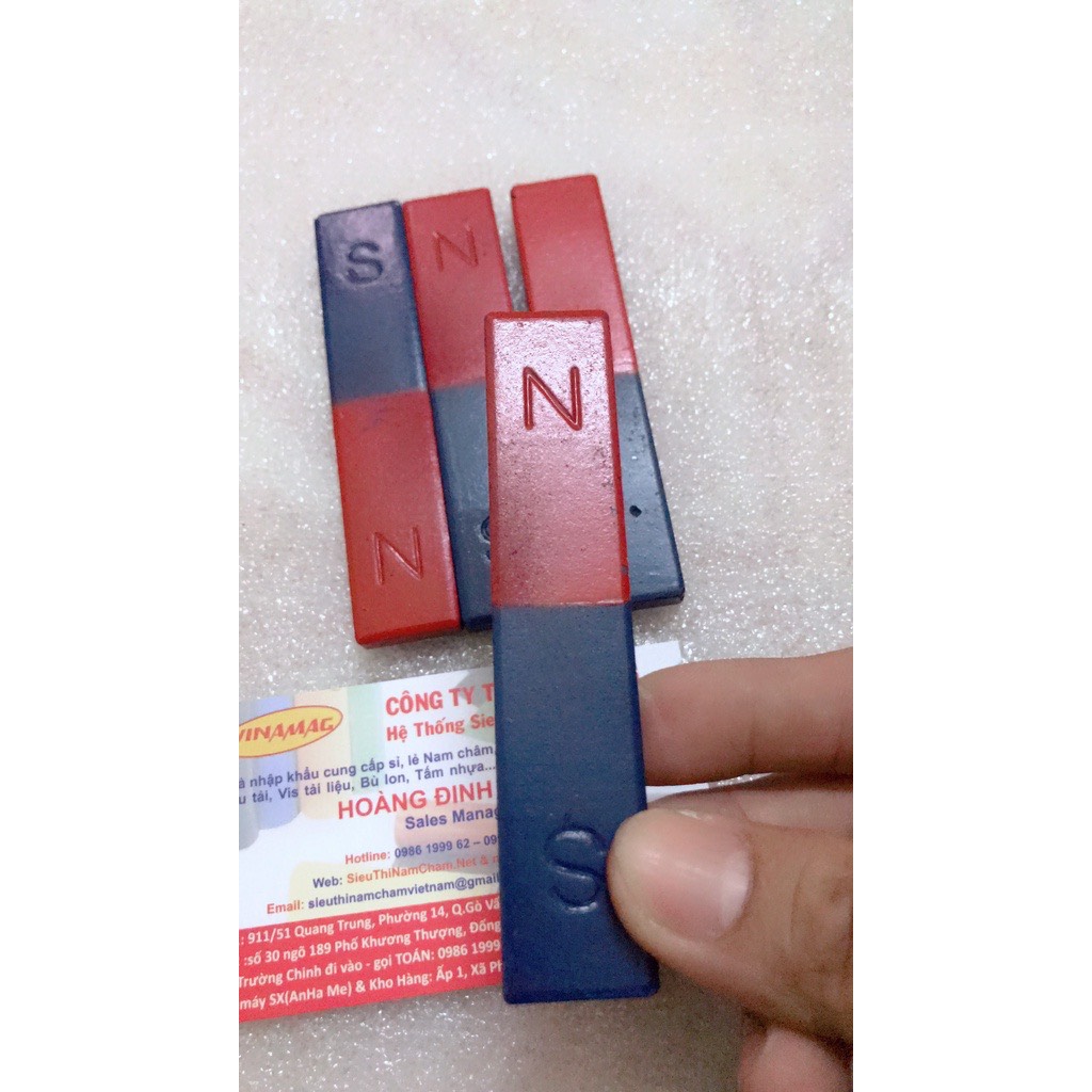 Nam Châm Chữ I 48x16x4mm, cỡ nhỏ, dùng trong trường học, thí nghiệm giảng dậy