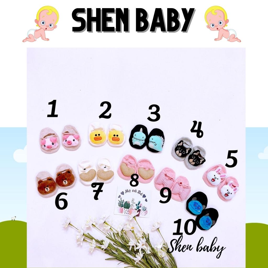 Tất vớ hình thú dễ thương cho bé Shen baby T50