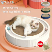 Replaceable Corrugated Round Cat Scratching Board by Pet Haven