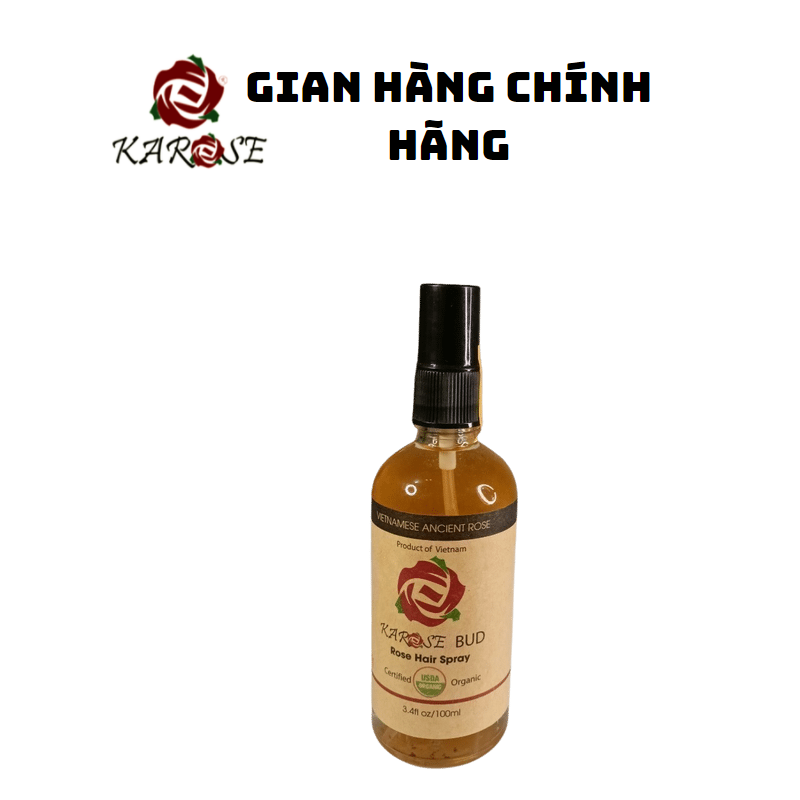 Xịt dưỡng tóc kích thích mọc tóc, ngăn rụng tóc, suôn mượt Karose Bud