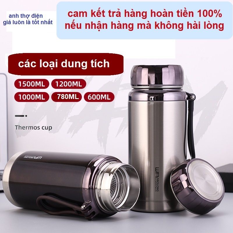 Bình Giữ Nhiệt BAOL Kim Cương 1,5-1.2-1 lit -800ml bình giữ nhiệt nắp kim cương, bình giữ nhiệt đựng nước nóng, bình đựng nước lạnh, thiết kế nhỏ gọn, nắp có quai xách có thể mang đi làm tiện lợi hàng cao cấp BH 6 THÁNG.