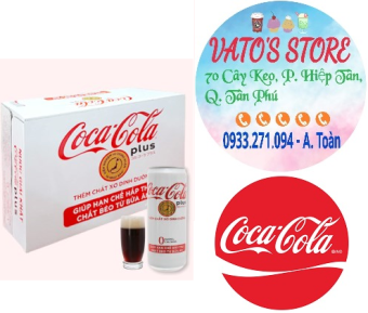 Thùng 24 lon Nước ngọt COCA COLA PLUS 320ml / Lốc 6 lon Nước ngọt COCACOLA PLUS 320ml