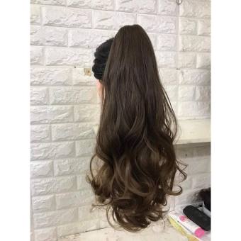 Tóc giả nữ❤️Tóc ngoạm xoăn 50cm
