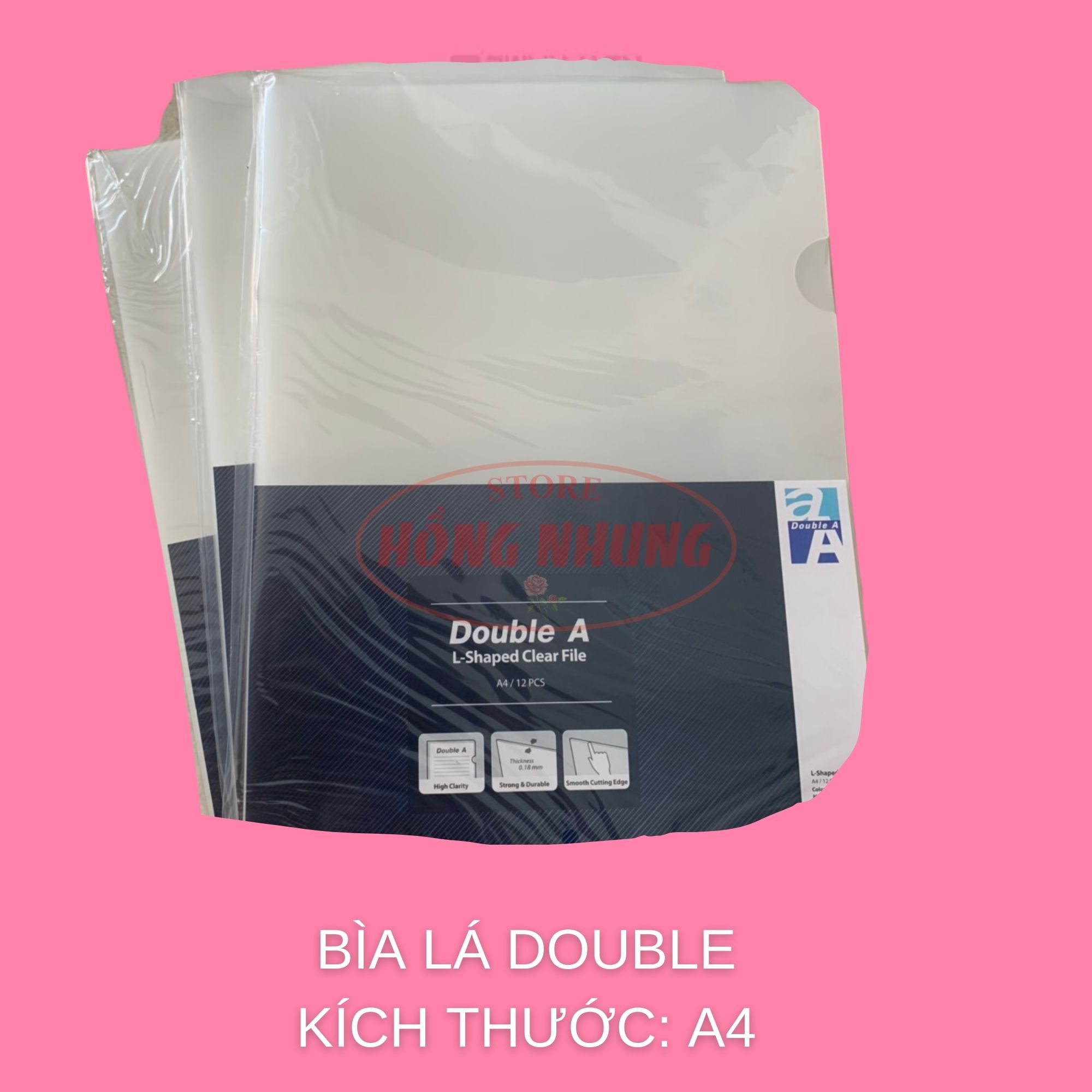 Bìa lá a4 double a xấp 12 cái