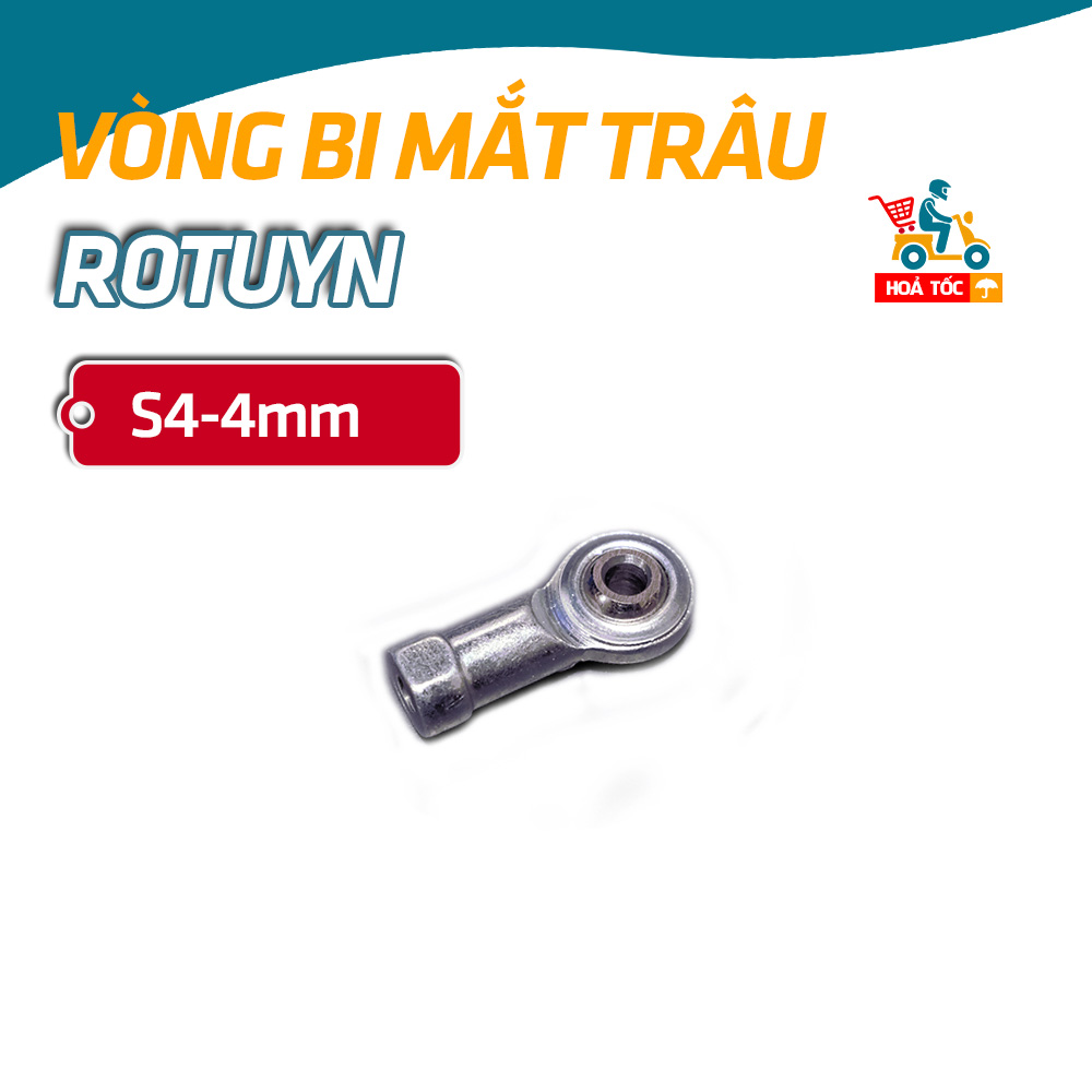 Vòng bi mắt trâu rotuyn m4 4mm si4 tk