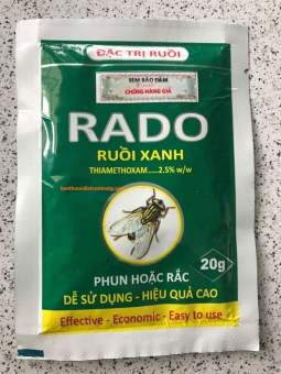 Thuốc diệt ruồi RADO ruồi xanh 20g - thuốc diệt ruồi tận gốc hiệu quả diệt ruồi trong nhà diệt ruồi nhà hàng quán ăn