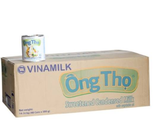 Sữa đặc Ông Thọ Trắng - thùng 48 lon x 380g