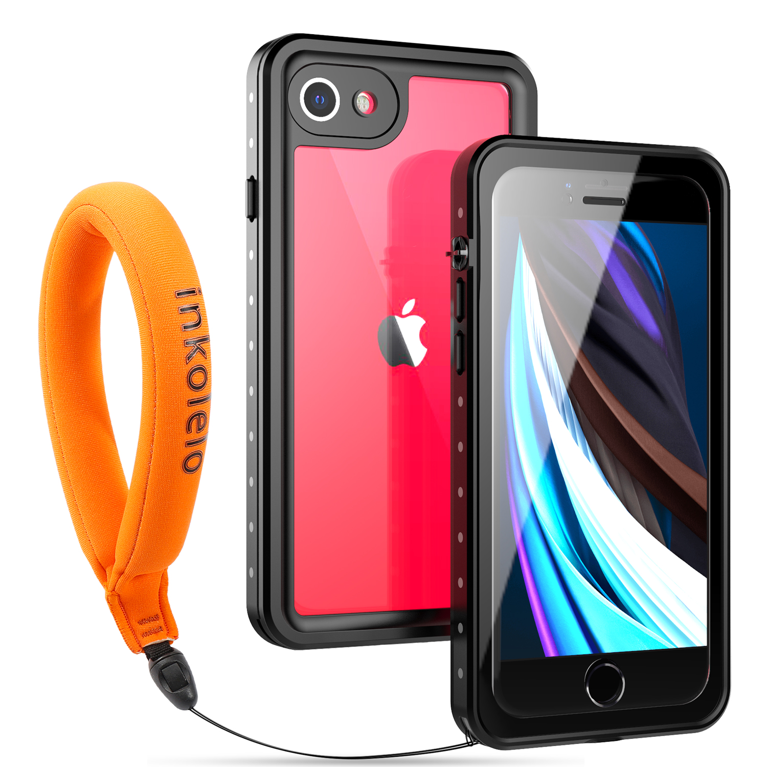 Inkolelo Ốp Chống Nước iPhone SE (2022) (2020) iPhone 7 iPhone 8 Ốp 360 ° Bảo Vệ Toàn Thân Bơi Lặn Ốp Chống Sốc Chống Bụi Được Chứng Nhận IP68 Cho iPhone SE (2022) (2020) iPhone 8 7