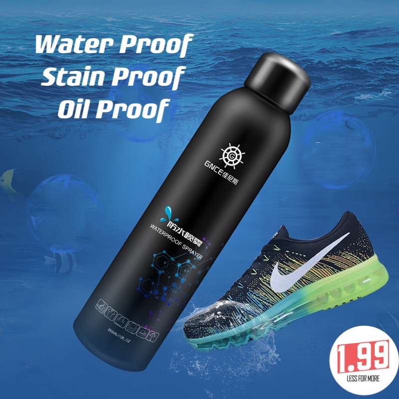 Shoes Upper Waterproof Spray Agent Dustproof Oilproof For Sneakers