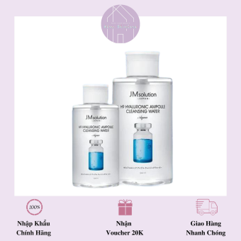 JM Solution Hyaluronic Acid Cleansing Water - Nước Tẩy Trang Giúp Làm Sạch Dịu Nhẹ