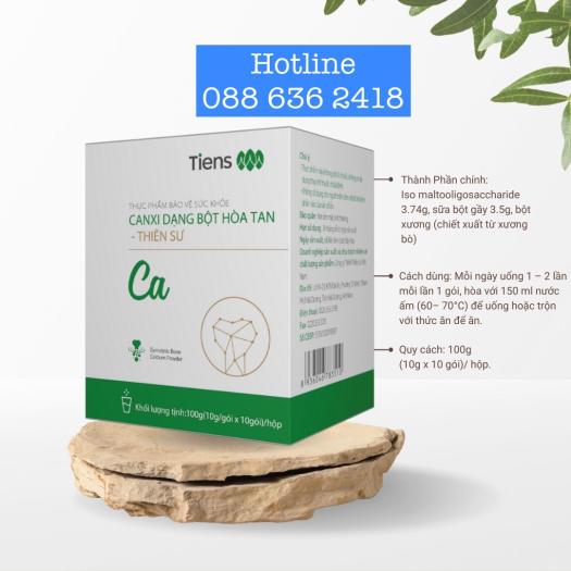 Canxi Thiên Sư dạng bột hoà tan giúp xương chắc khoẻ