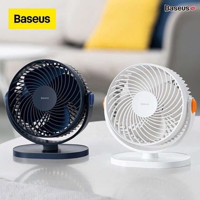 Quạt để bàn mini Baseus Serenity Desktop Fan công suất 3W với 3 cấp độ gió tiện dụng cho làm việc và nghỉ ngơi