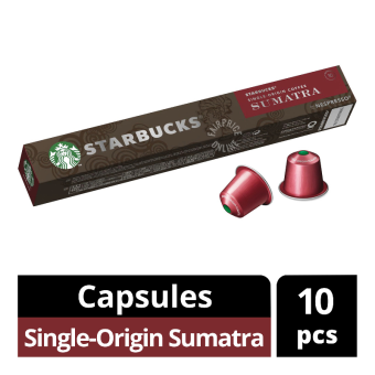 Starbucks® Sumatra by Nespresso® - 10 Capsules, DATE 12/2024