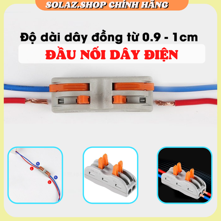 Combo 5 Cút nối dây điện nhanh 2 đầu dụng cụ nối dây điện nhanh an toàn hiệu quả cực kì dễ dùng