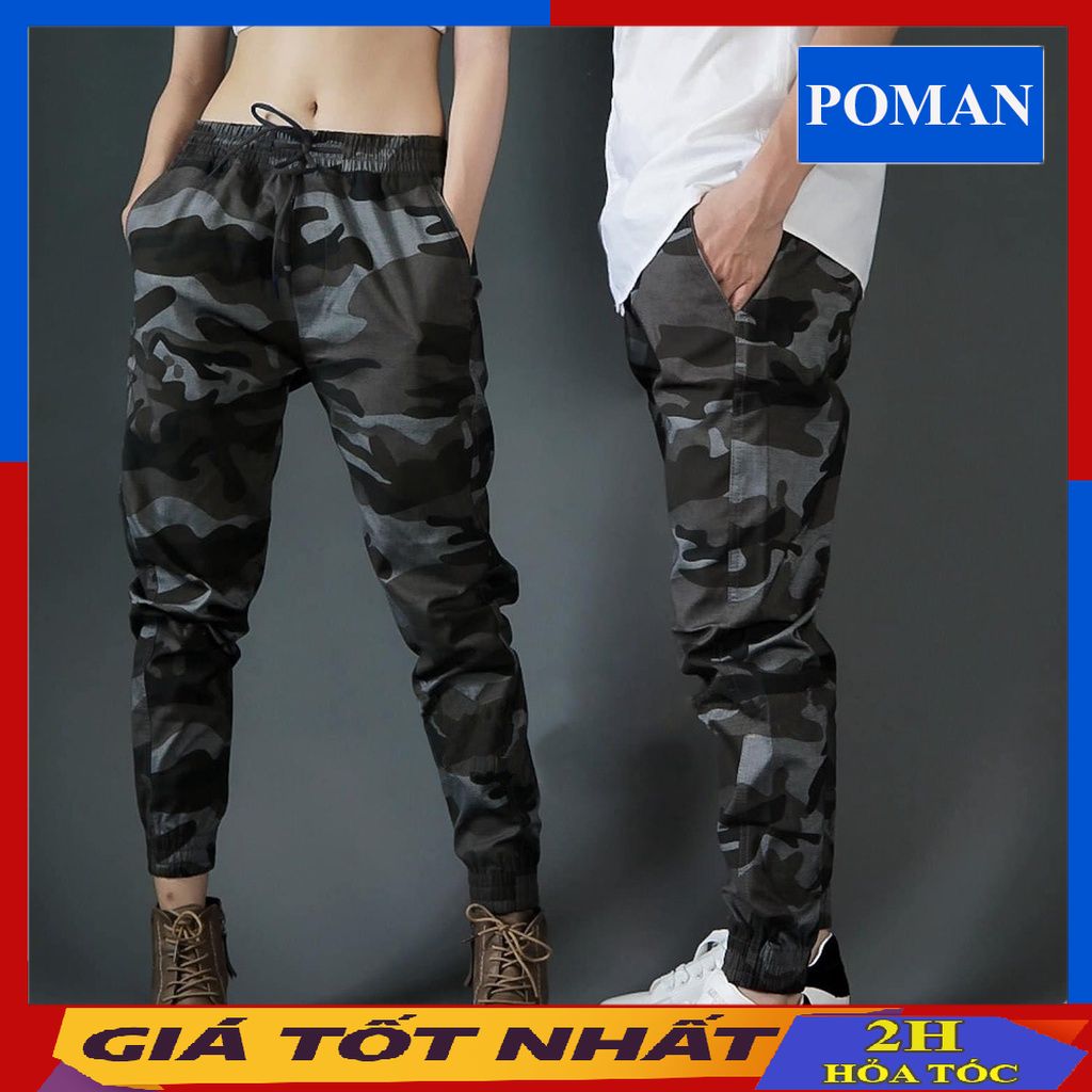 Quần Jogger kaki nam nữ unisex, quần jogger unisex cá tính JO01 - POMAN