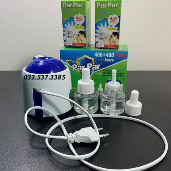 Máy đuổi muỗi comet, đèn xông tinh dầu đuổi muỗi PARPAR cao cấp