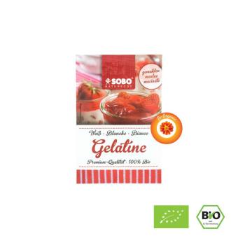 Gelatine Hữu Cơ Sobo Nhập Khẩu Đức 9 Gram (Gelatin Lá/ Bột Gelatin) - Leaf Organic HCM
