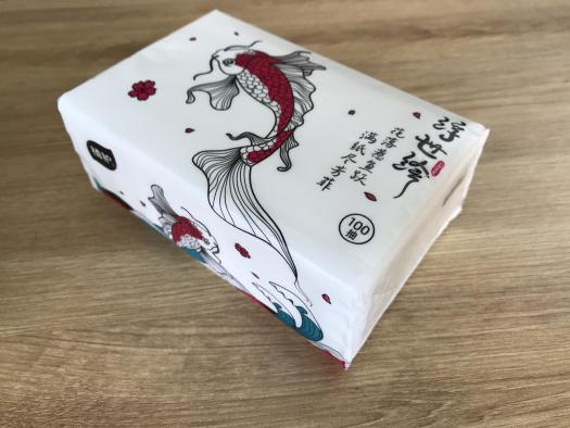 Thùng 24 gói giấy ăn Cao Cấp Cá Chép siêu dai, siêu mịn