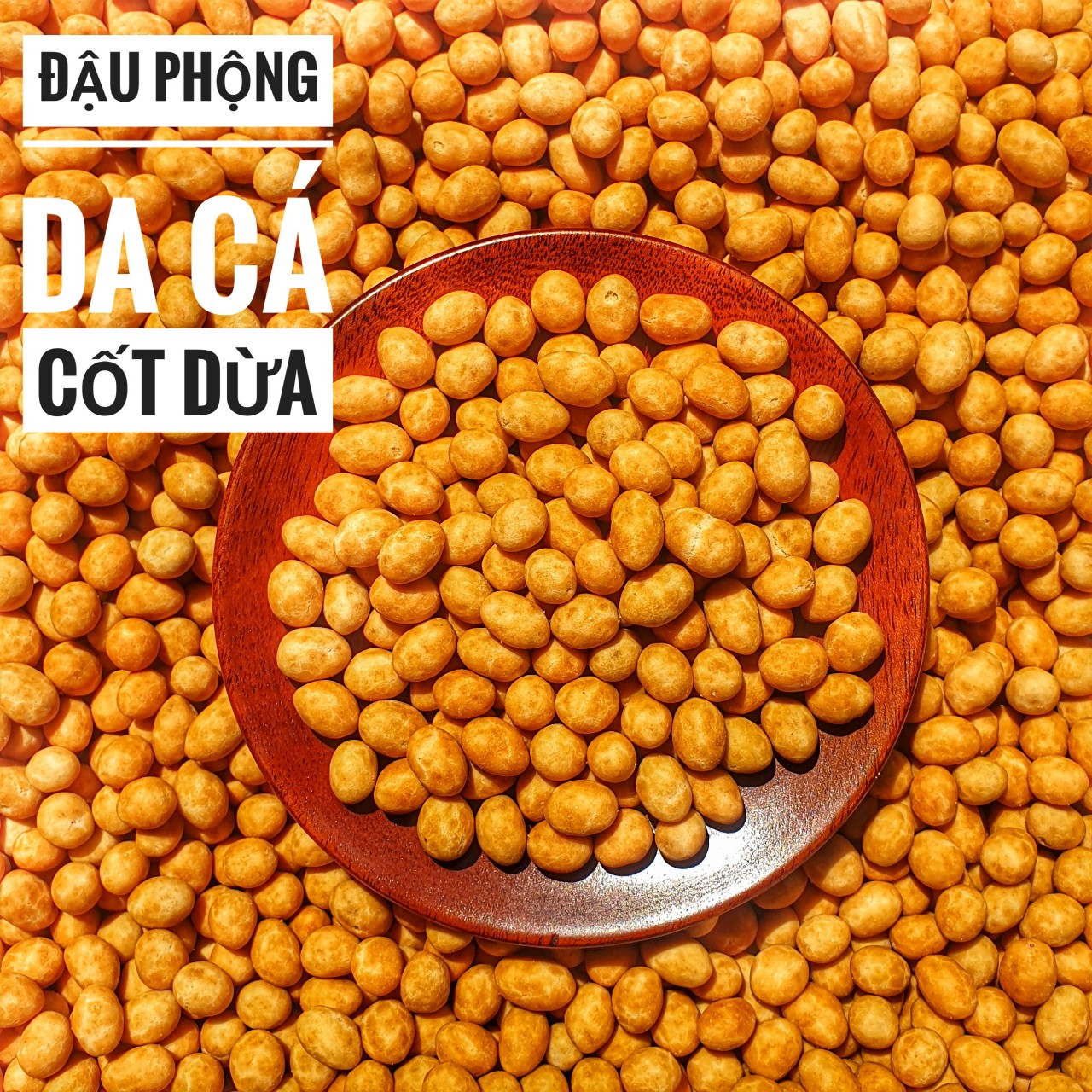 500g đậu phộng da cá nước cốt dừa thơm ngon-đồ ăn vặt