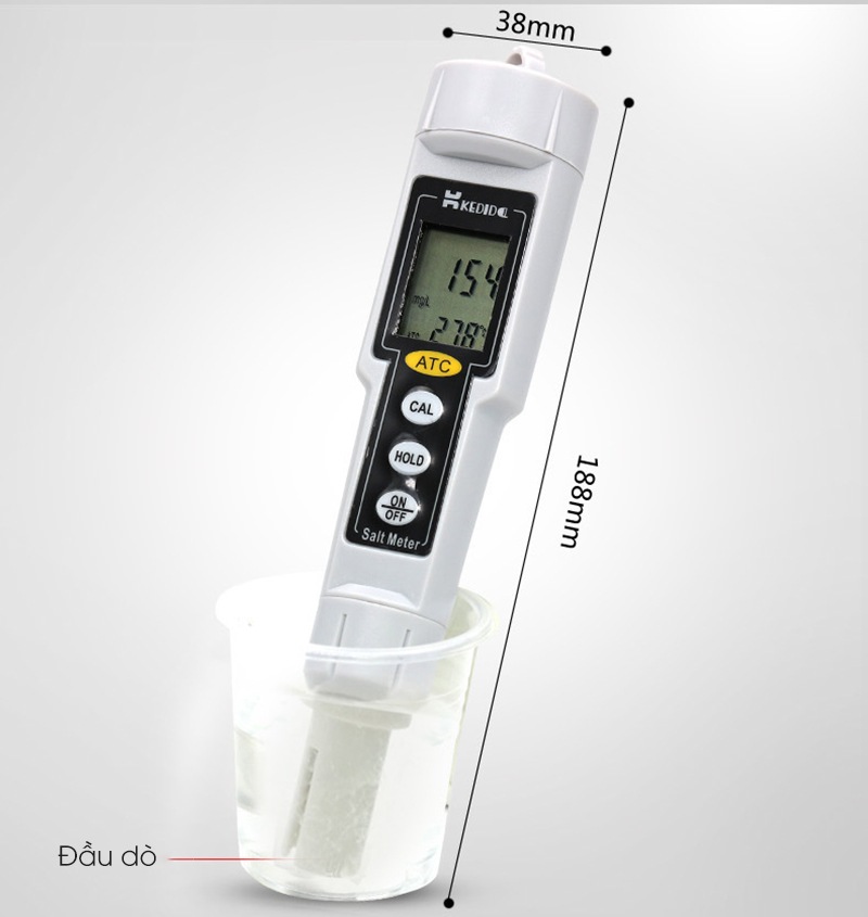 Bút đo độ mặn kedida ct3081
