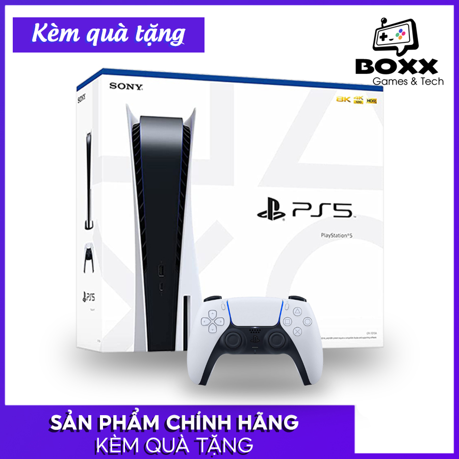 Máy PS5, Máy Playstation 5 bản Standard kèm quà tặng
