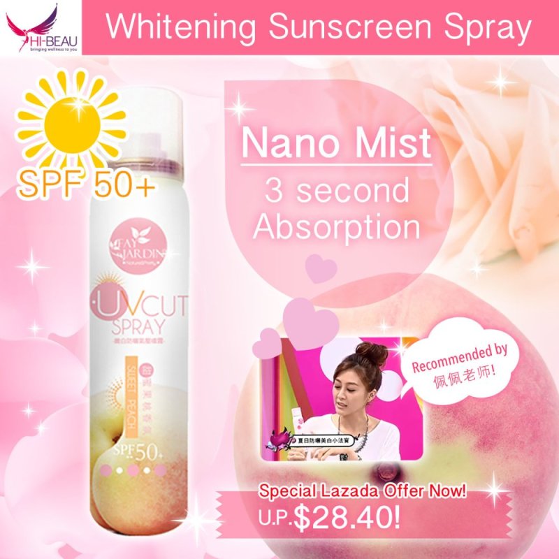 Buy Fay Jardin UV Cut Whitening Nano Mist Spray - Sweet Peach Scent Singapore