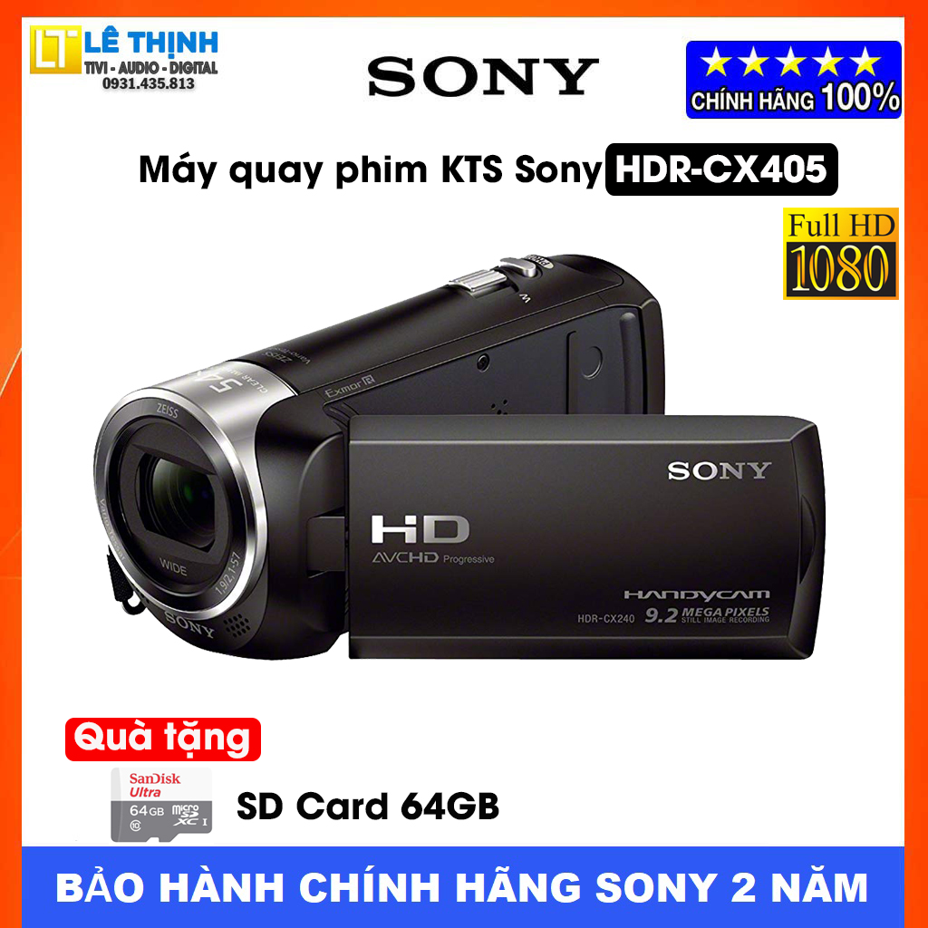 Máy quay phim KTS Sony HDR-CX405 - Hàng chính hãng