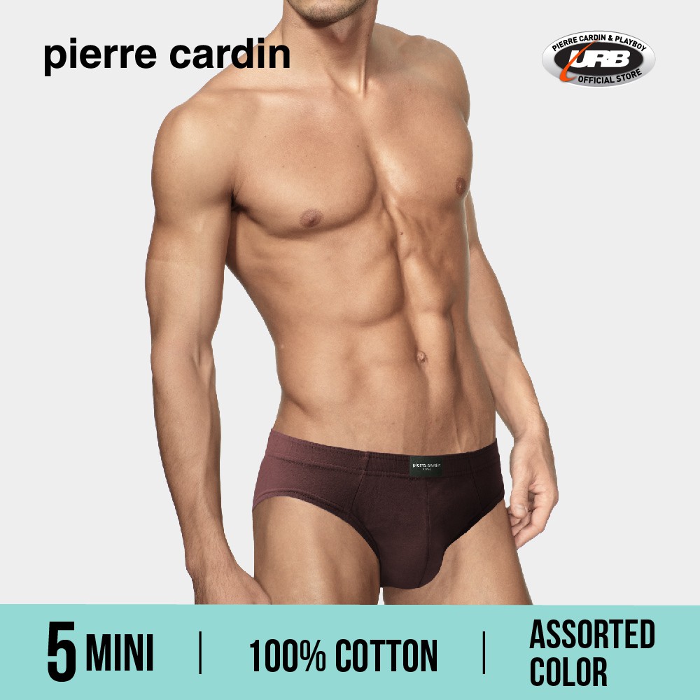 3 Pieces) 100% Cotton Pierre Cardin Men's Mini Briefs Underwear