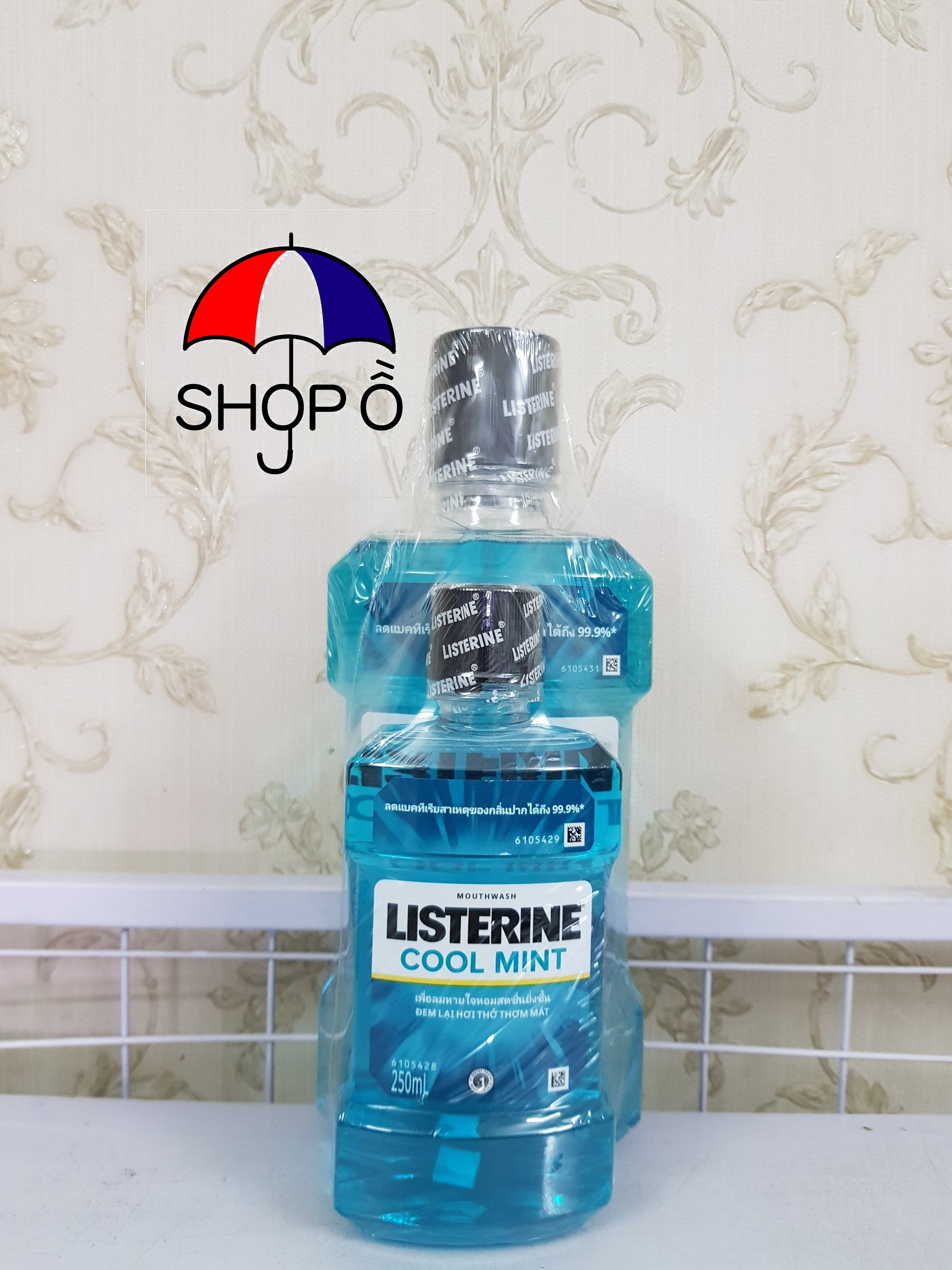 Nước súc miệng Listerine 750ml Thái Lan - tặng chai 250ml