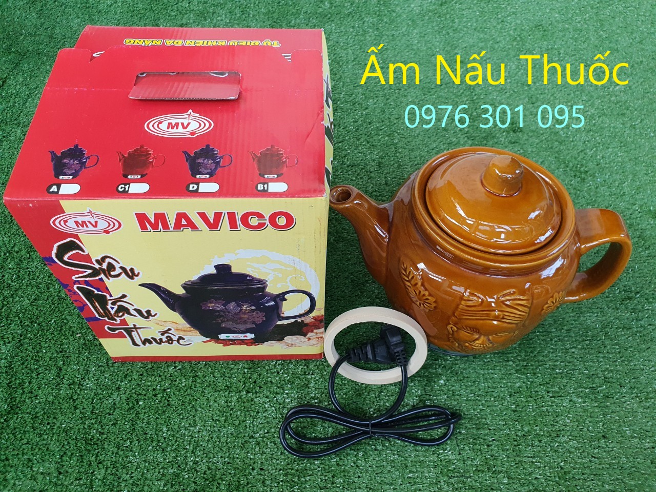 Siêu nấu thuoc - ấm nấu thuoc bắc 3l