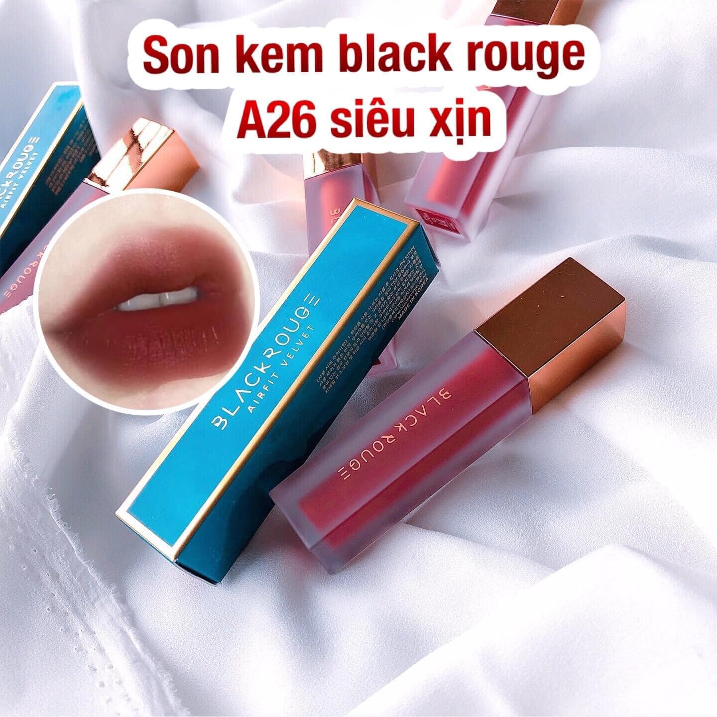 Son kem black rouge a26 đỏ nâu pha cam