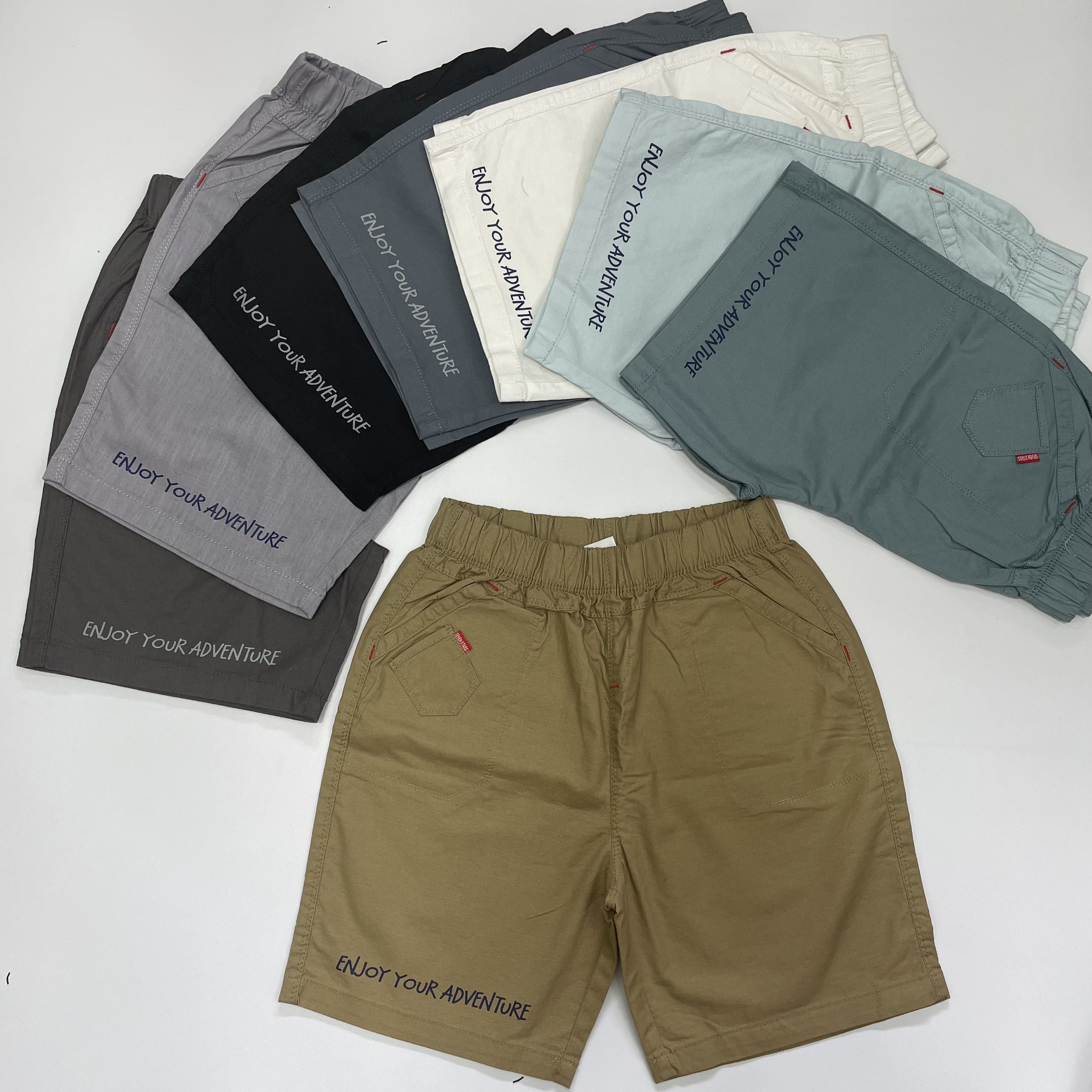 Quần short kaki bé trai túi đồng hồ t37 thương hiệu winmaxx seven star
