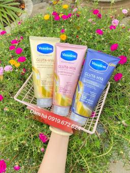 Sữa dưỡng thể Vaseline Healthy Bright Gluta HYA Serum Burst Lotion 10X