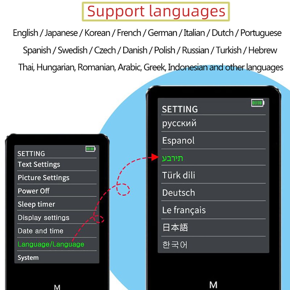 suporte a máy nghe nhạc mp3 bluetooth com máy nghe nhạc lossless âm thanh lossless alta resolu ão e tela sensível ao toque completa alto-falante embutido de alta fidelidade 4 suporte a máy nghe nhạc mp3 bluetooth com máy nghe nhạc lossless âm thanh lossless alta resolu ão e tela sensível ao toque completa alto-falante embutido de alta fidelidade 4