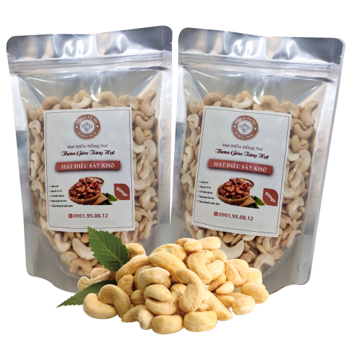 Hạt Điều Nhân Sống Bể Đôi Sạch Vỏ 1kg