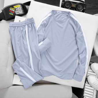 Bộ nỉ nam,bộ quần áo nam ,bộ thể thao nam phối sọc chất nỉ xốp mềm nhẹ-BONITRONHA02