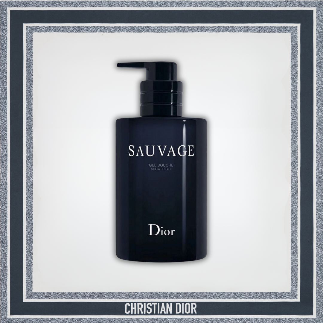 Dior Sauvage Shower Gel 250Ml Long Lasting Scent Men'S Body Wash